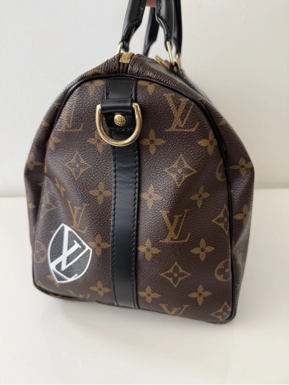 Louis Vuitton My World Tour Monogram Speedy Bandouliere 30 Canvas Bag Handbag - Picture 3 of 14